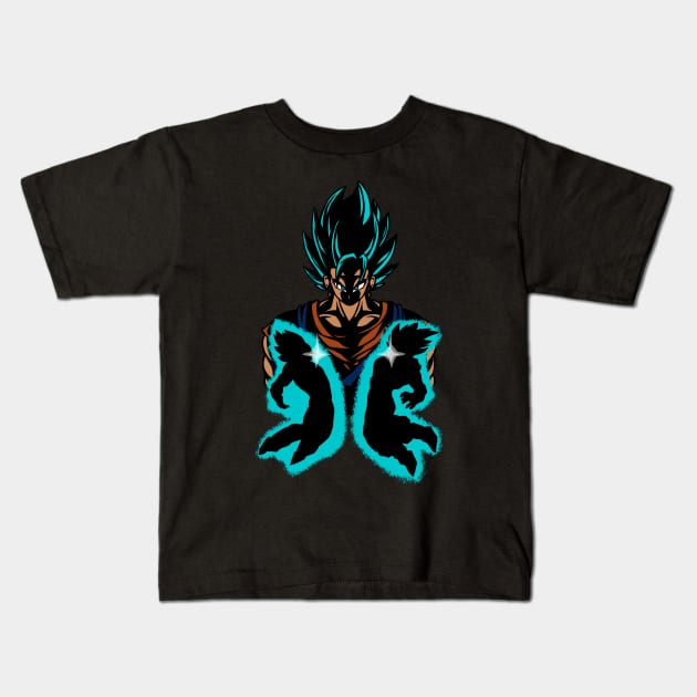 Dragon Ball Super - Vegito Blue Kids T-Shirt by Ulteh